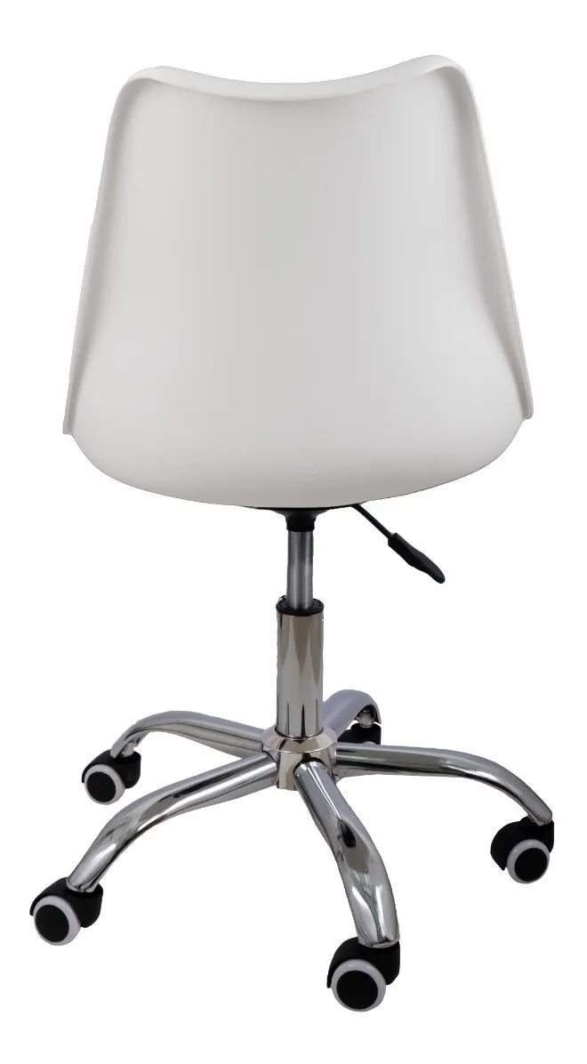 Silla De Oficina Acolchonada Eames Tulip Con Ruedas Cómoda