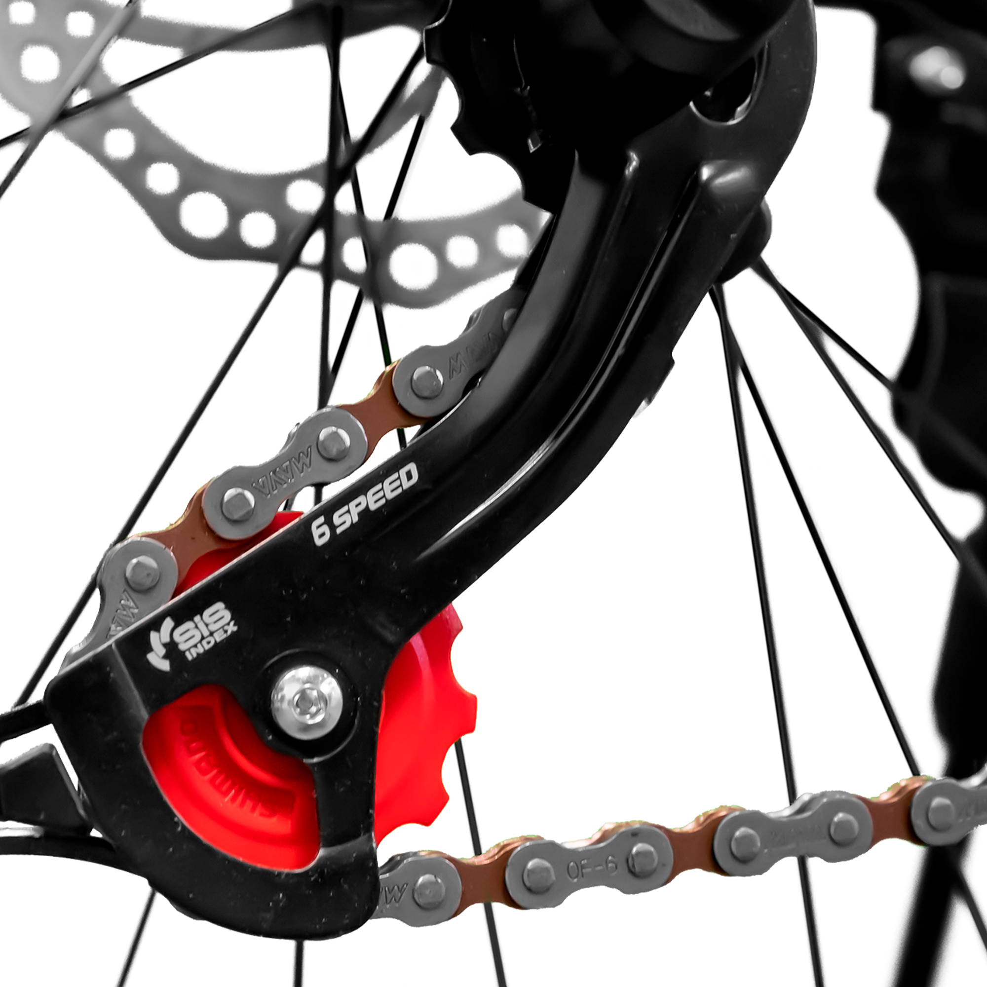 Bicicleta de Montaña Rodada 29 de 21 Velocidades Doble Freno, Negro/Rojo Bluelander 