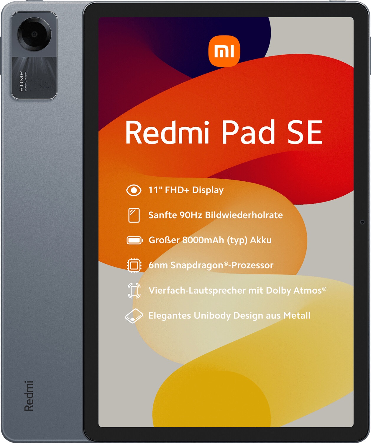 Tablet Xiaomi Redmi Pad SE  WiFi 128Gb 4Ram Color Gris Nueva Libre