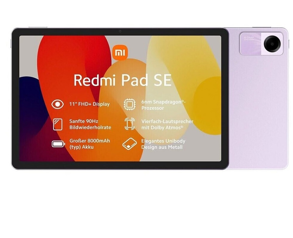 Tablet Xiaomi Redmi PAD SE 128Gb 4Ram Color Lavanda Nnuevo Libre