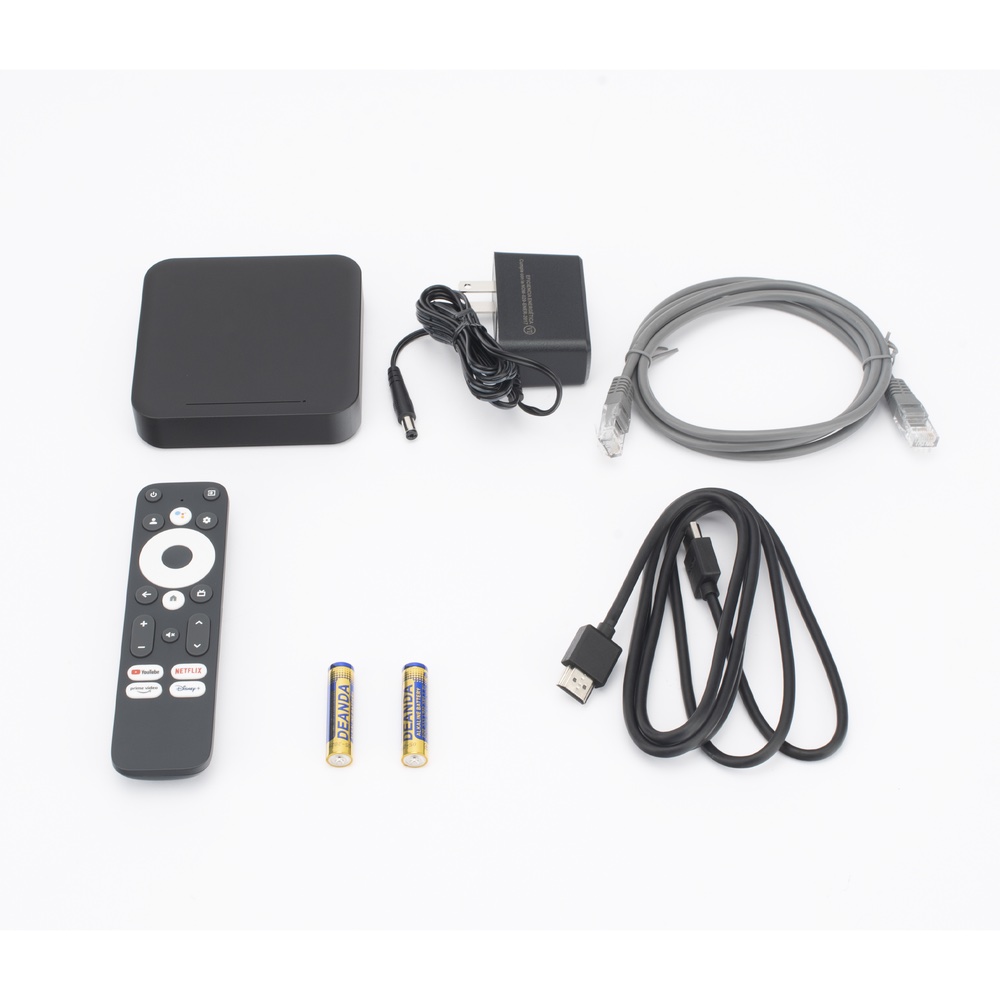 TV Box 4K Android con Google TV, Conexión Wi-Fi y por Cable, LINKEDPRO BY EPCOM