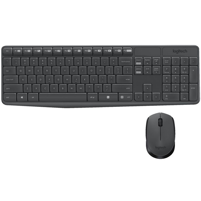 Kit Teclado Y Mouse Logitech MK235 Inalambrico USB 920-007901