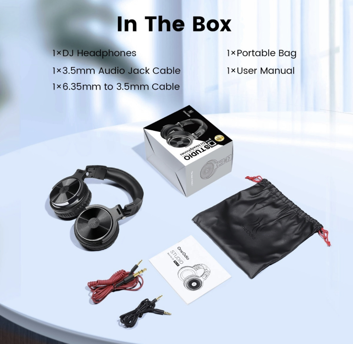 Oneodio Pro10 Audífonos Para Dj Con Cable Sobre La Oreja
