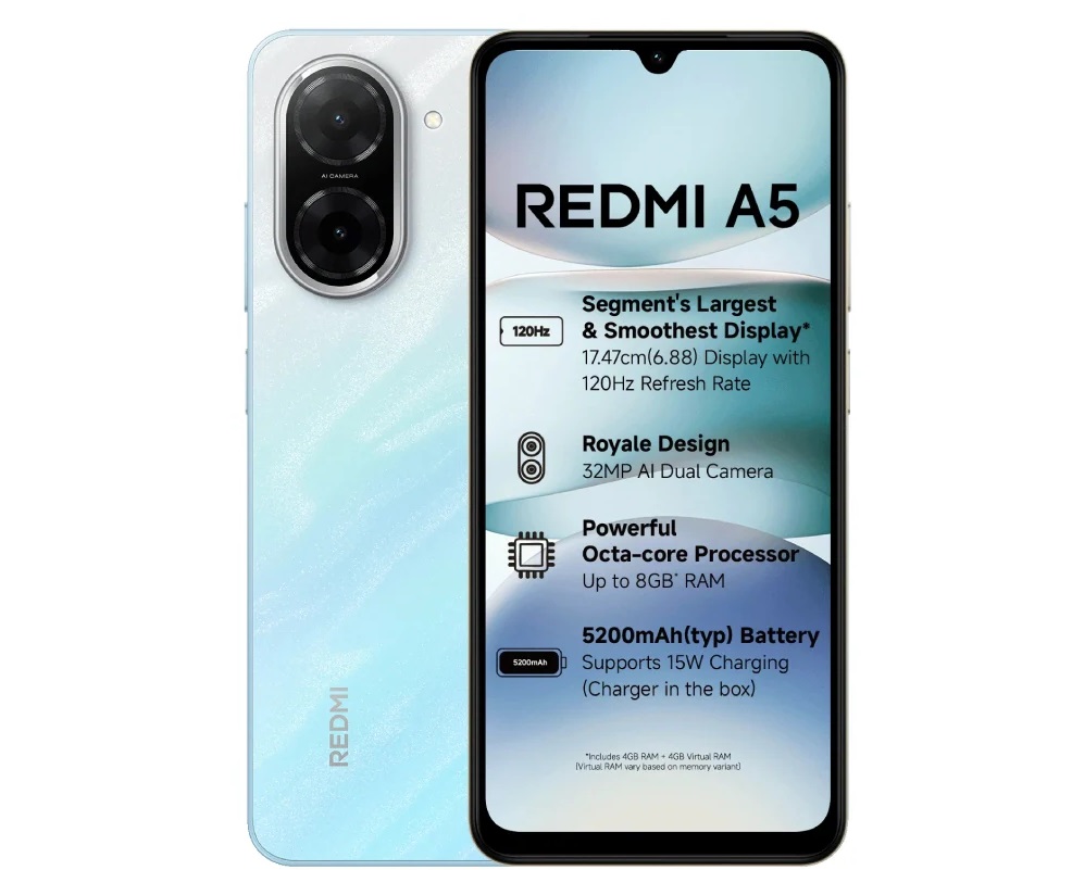 Xiaomi Redmi A5 64Gb 3Ram Color Azul Nuevo Libre