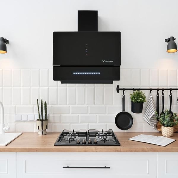 Combo Campana Extractor Plegable Parrilla Cristal 5 Quemadores Gutstark Home