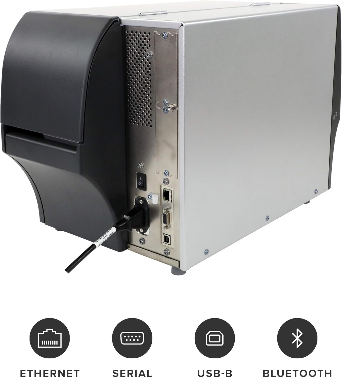 Zebra ZT411 Impresora Industrial de Transferencia Termica de 203 PPP de Ancho de impresión de 4 Pulgadas Serial USB Ethernet Bluetooth ZT41142 T010000Z