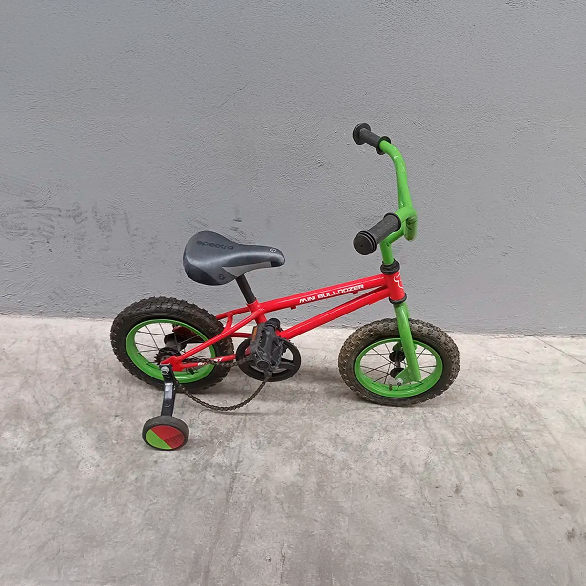 Bicicleta Veloci Reacondicionado Mini Bulldozer R16 Rojo