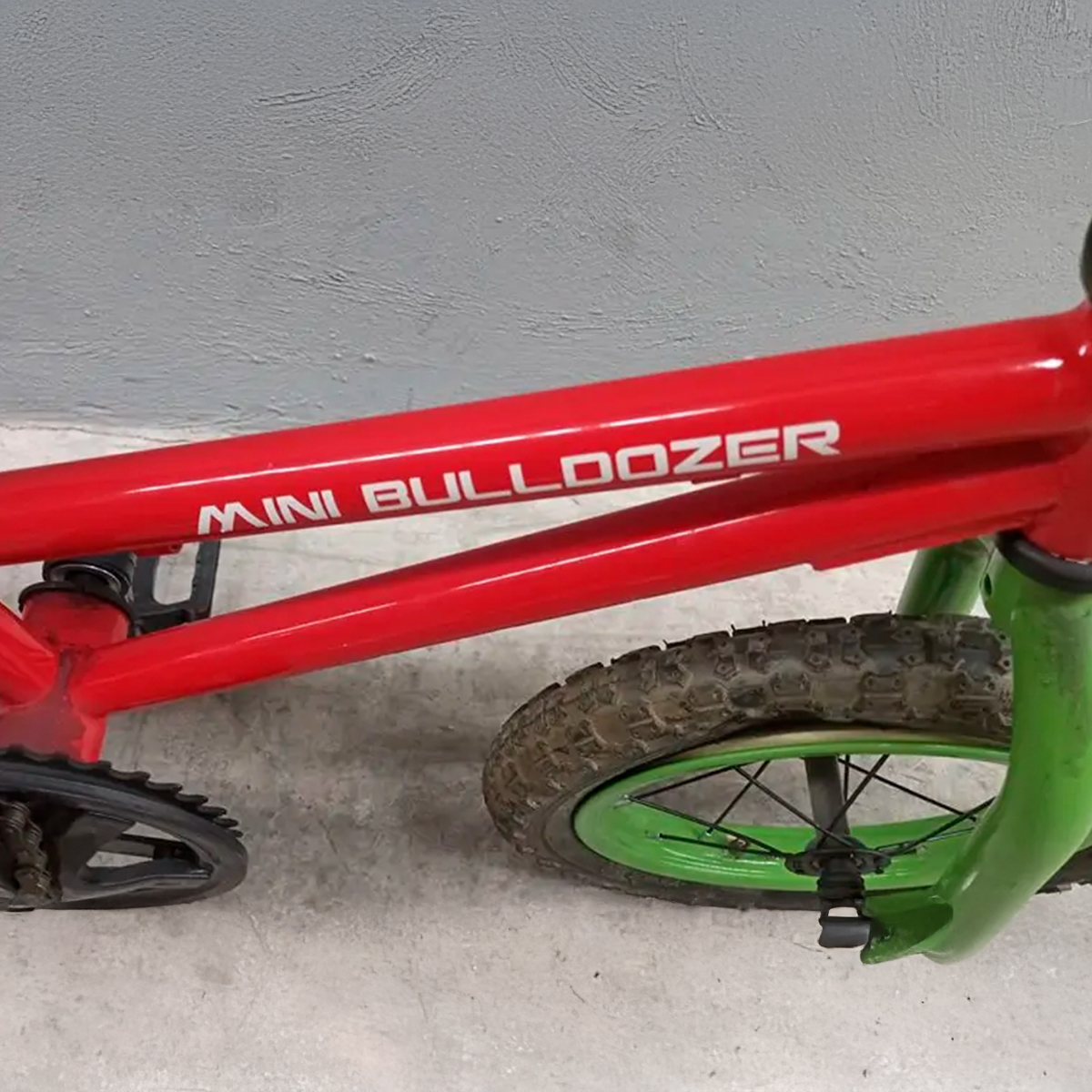 Bicicleta Veloci Reacondicionado Mini Bulldozer R16 Rojo