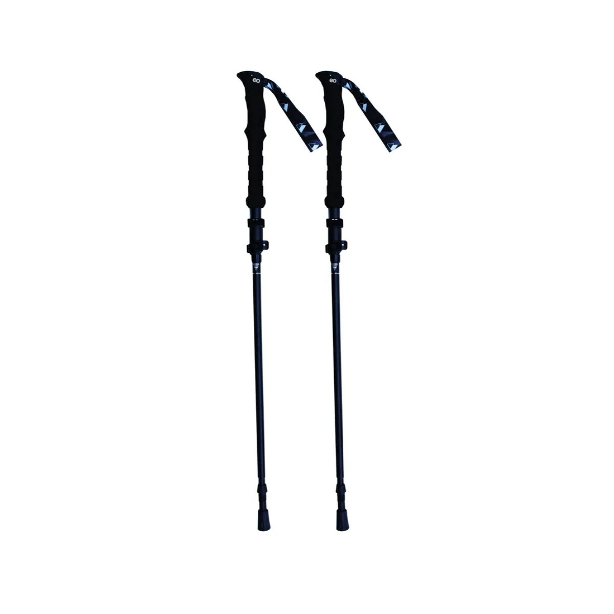 Bastones Senderismo Ajustables Aluminio Plegables 2 Pzas. Mango EVA