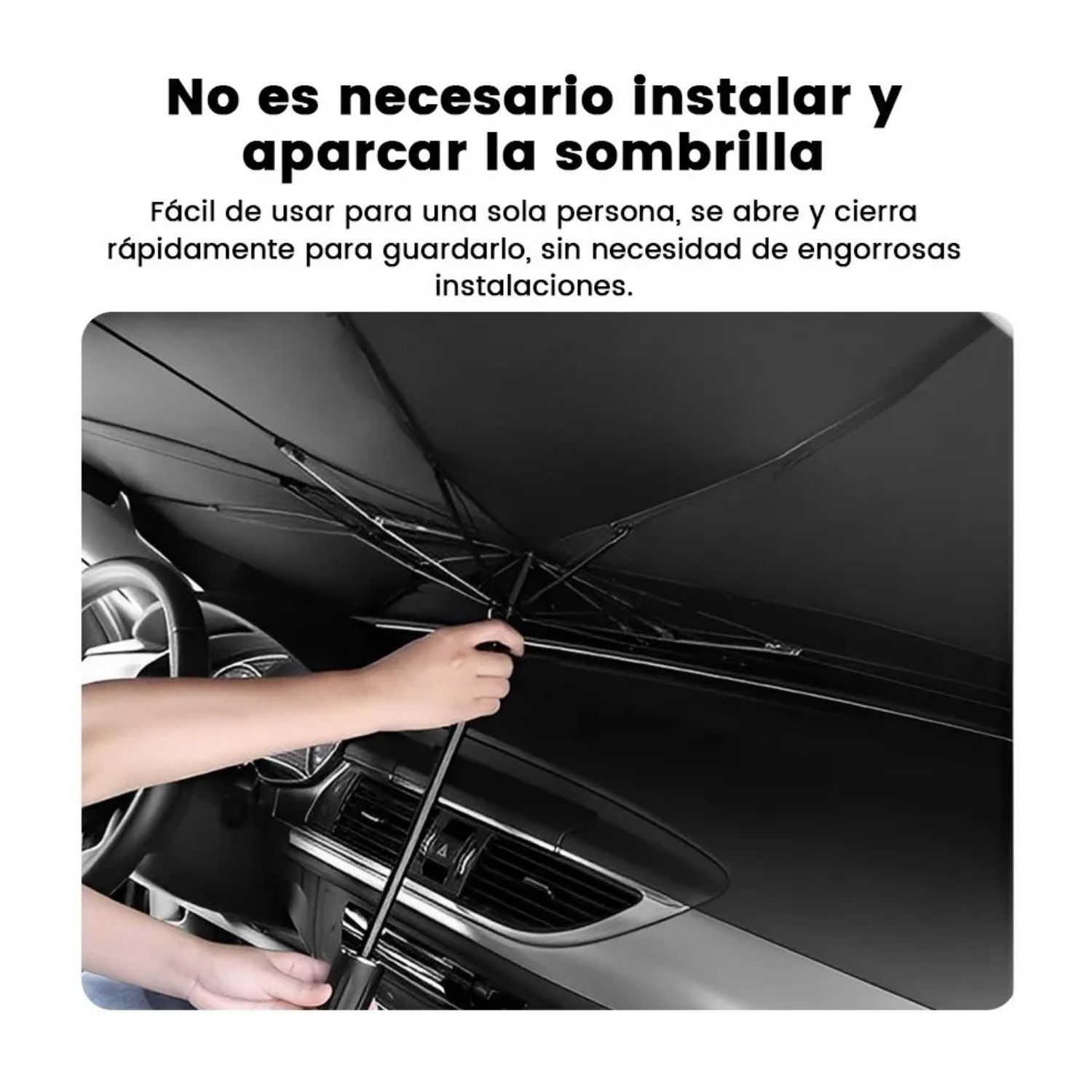 Coche Parasol Cubre Sol Plegable Para Parasoles Automovil