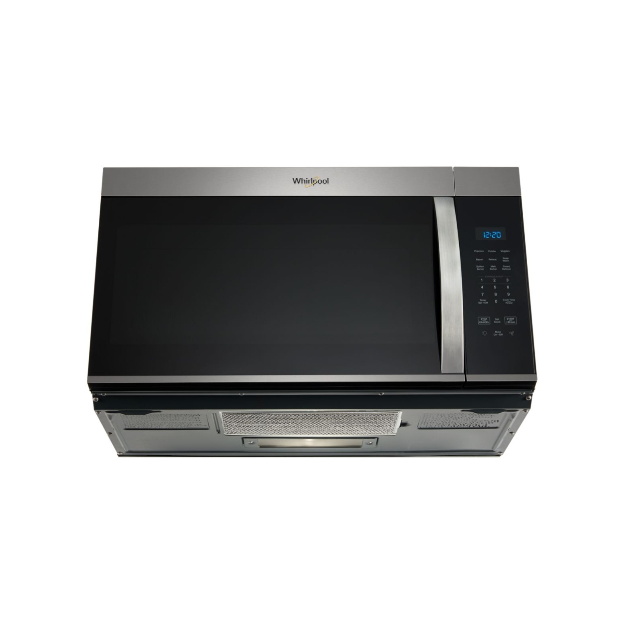Microondas campana Whirlpool WMMS3130RZ de 76 cm (30”) y 1.7 pies cúbicos