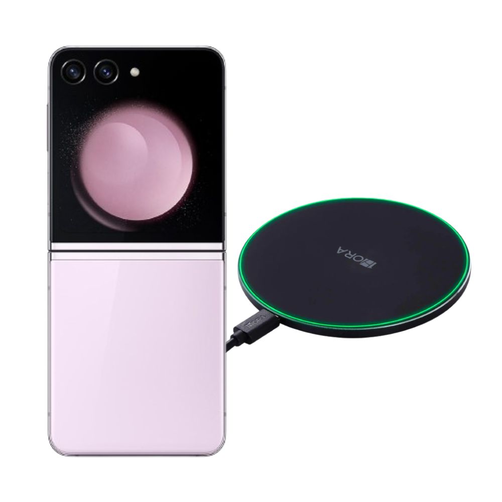Galaxy Z Flip 5 256GB Lila Reacondicionado + Cargador Genérico