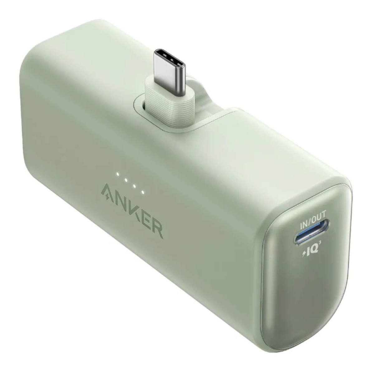 Power Bank Nano USB-C Plegable Anker 5000 mAh 22.5W Verde