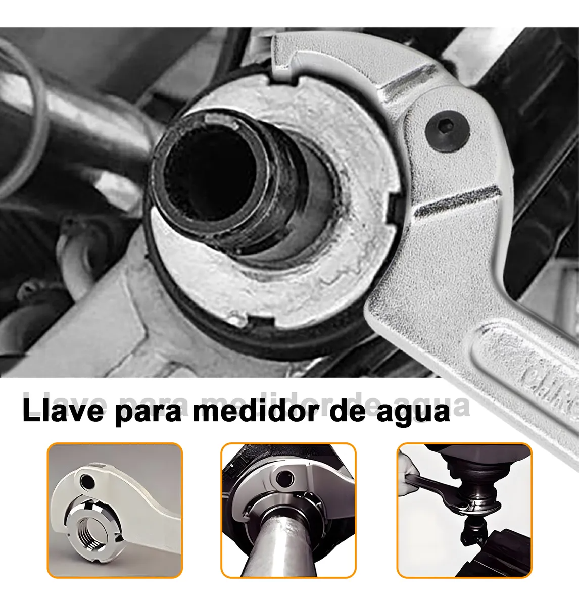 Herramienta Manual Con Gancho Ajustable Tipo C, Tuerca, Tuer