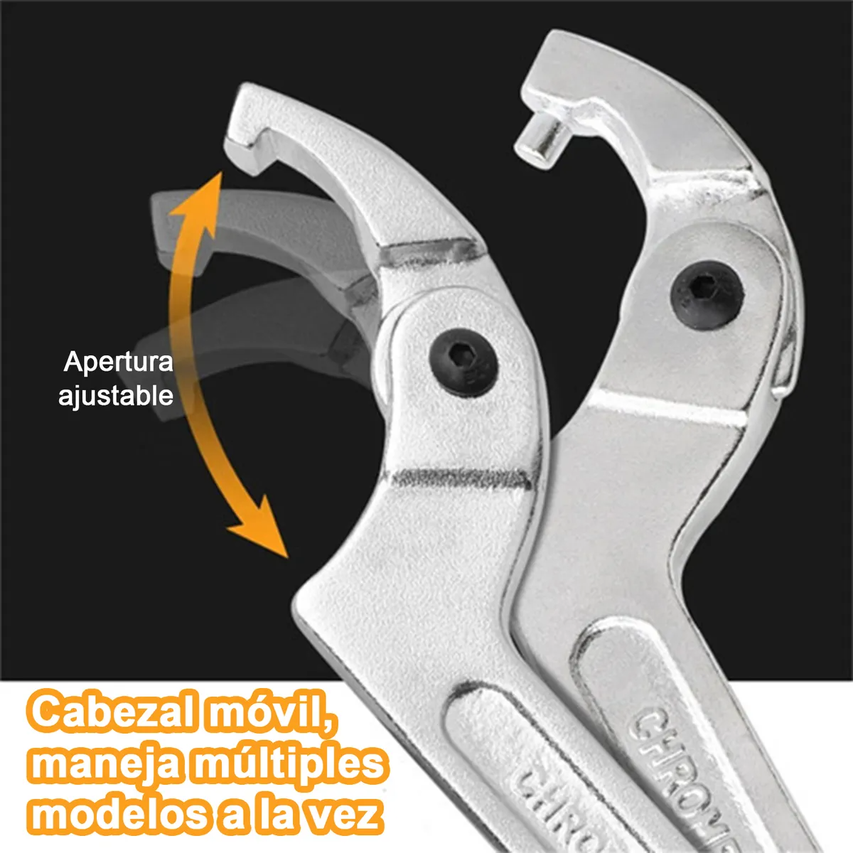 Herramienta Manual Con Gancho Ajustable Tipo C, Tuerca, Tuer