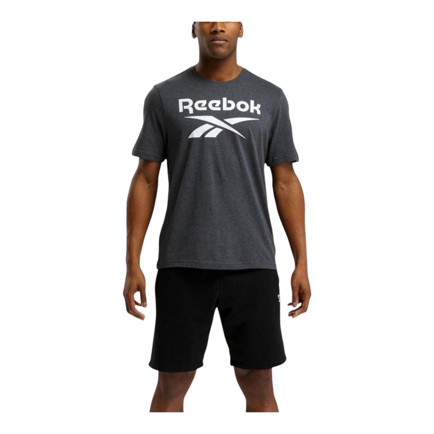 PLAYERA R E E BO K HOMBRE GRIS R E E B O K IDENTITY BIG LOGO TEE 100071827