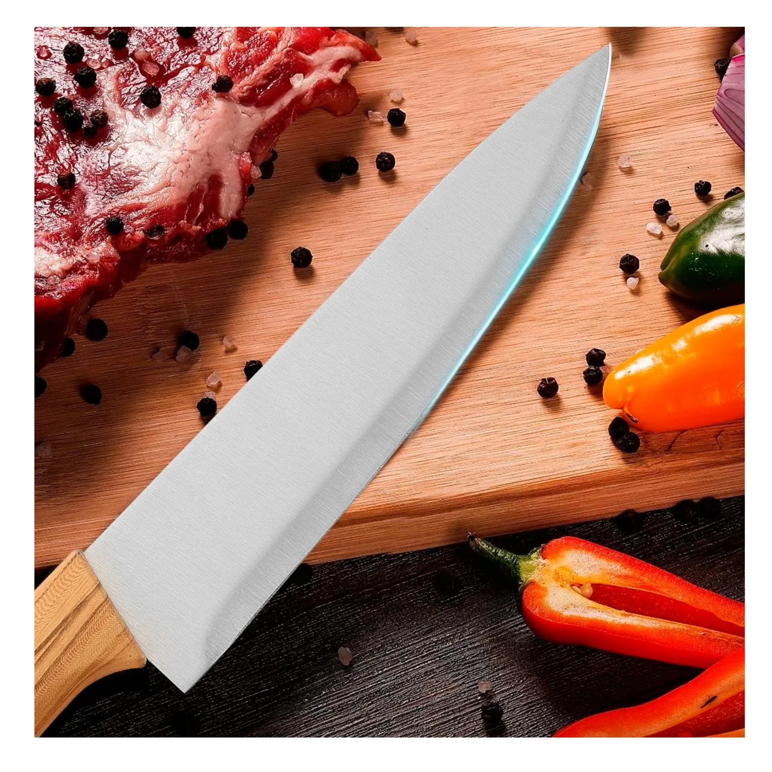 Juego Paquete Cuchillo Cocina Profesionales Acero Inoxidable