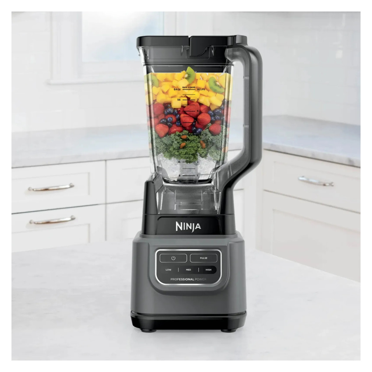 Licuadora Ninja Classic Vaso de Plástico 2.1 Litros Gris BE200