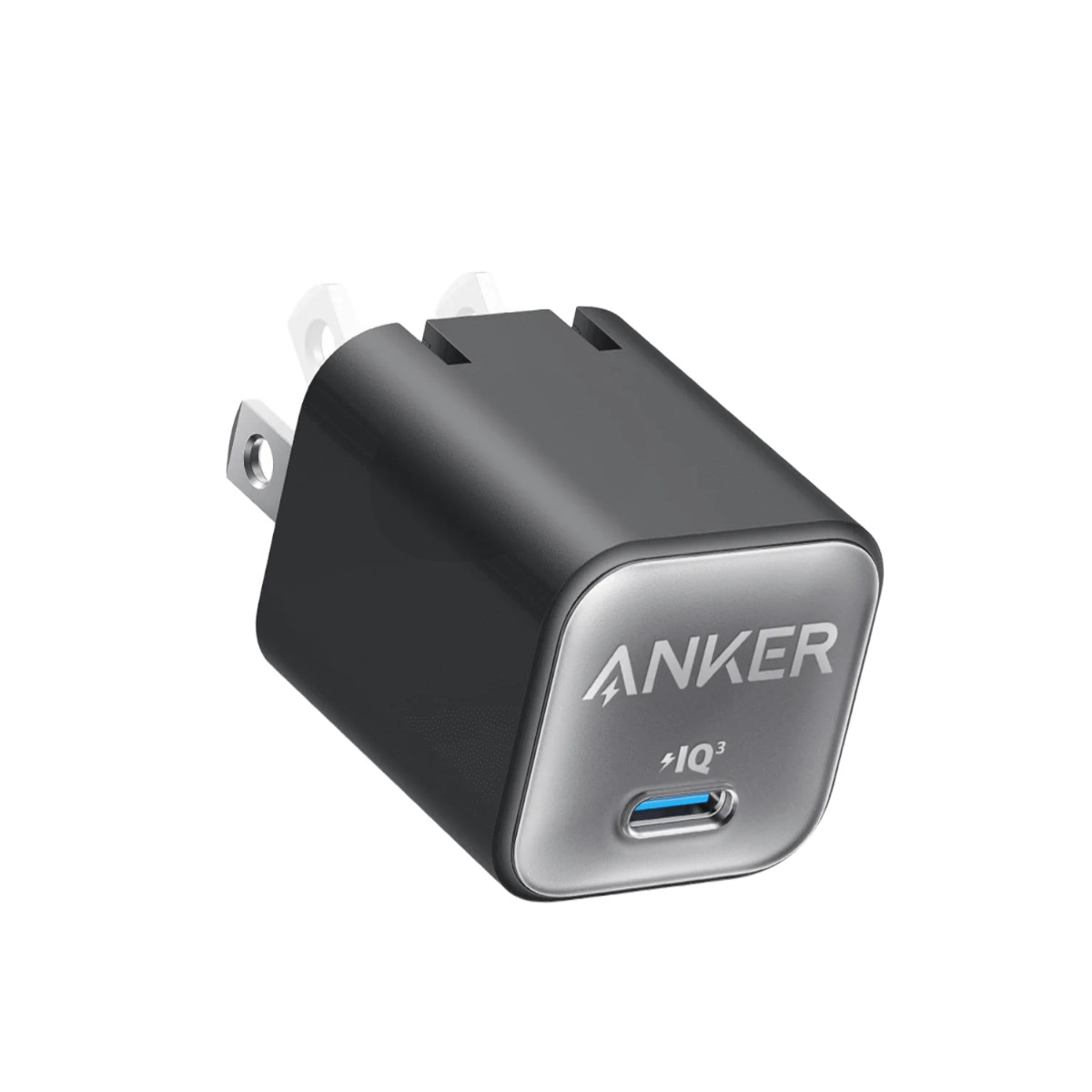 Cargador de Pared Anker 30w USB-C Inteligencia IQ3 Negro