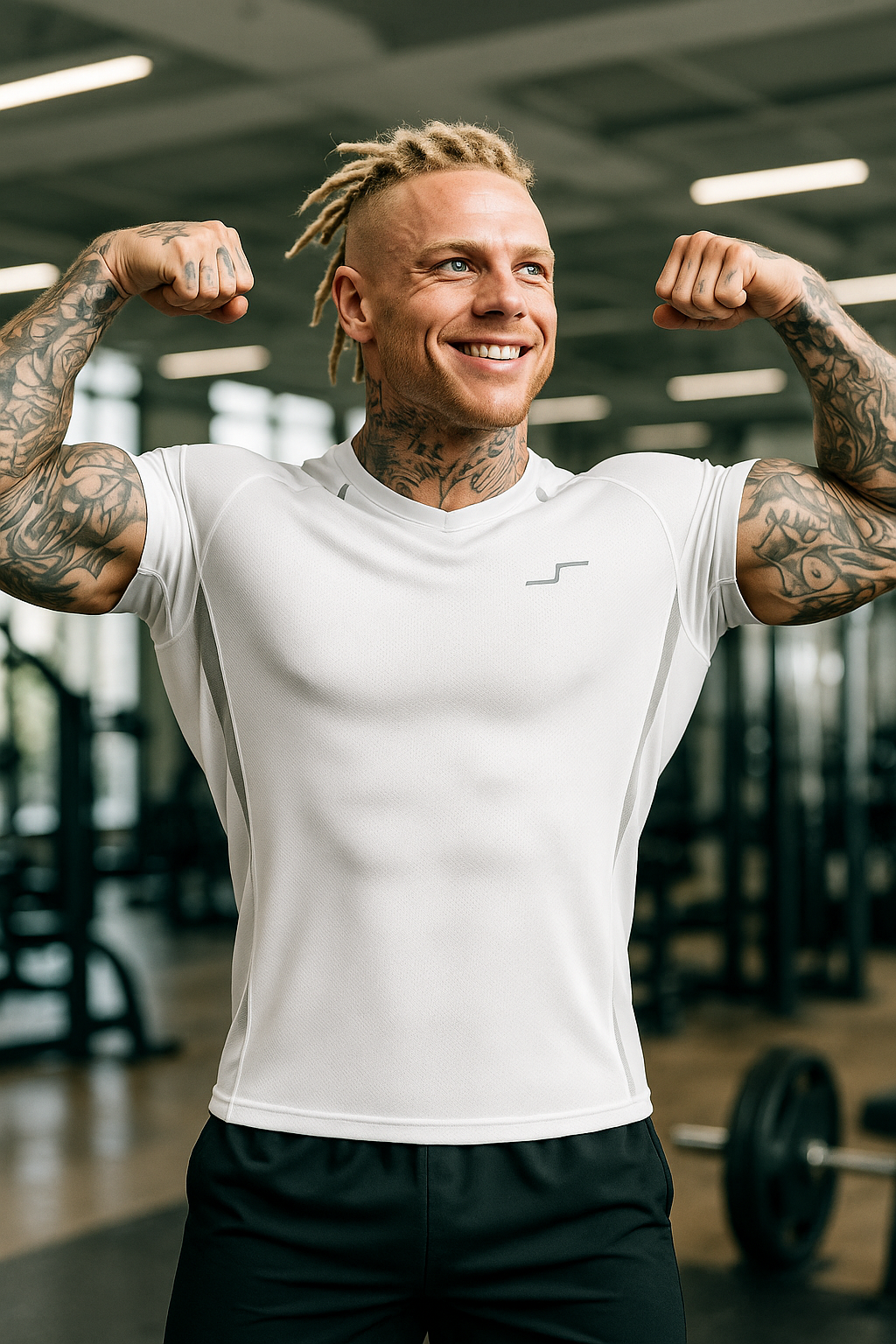 Paquete De 5 Playeras Deportivas Cuello Redondo Para Hombre Entrenamiento Comodas CHB Chili Beans Clothing Co.