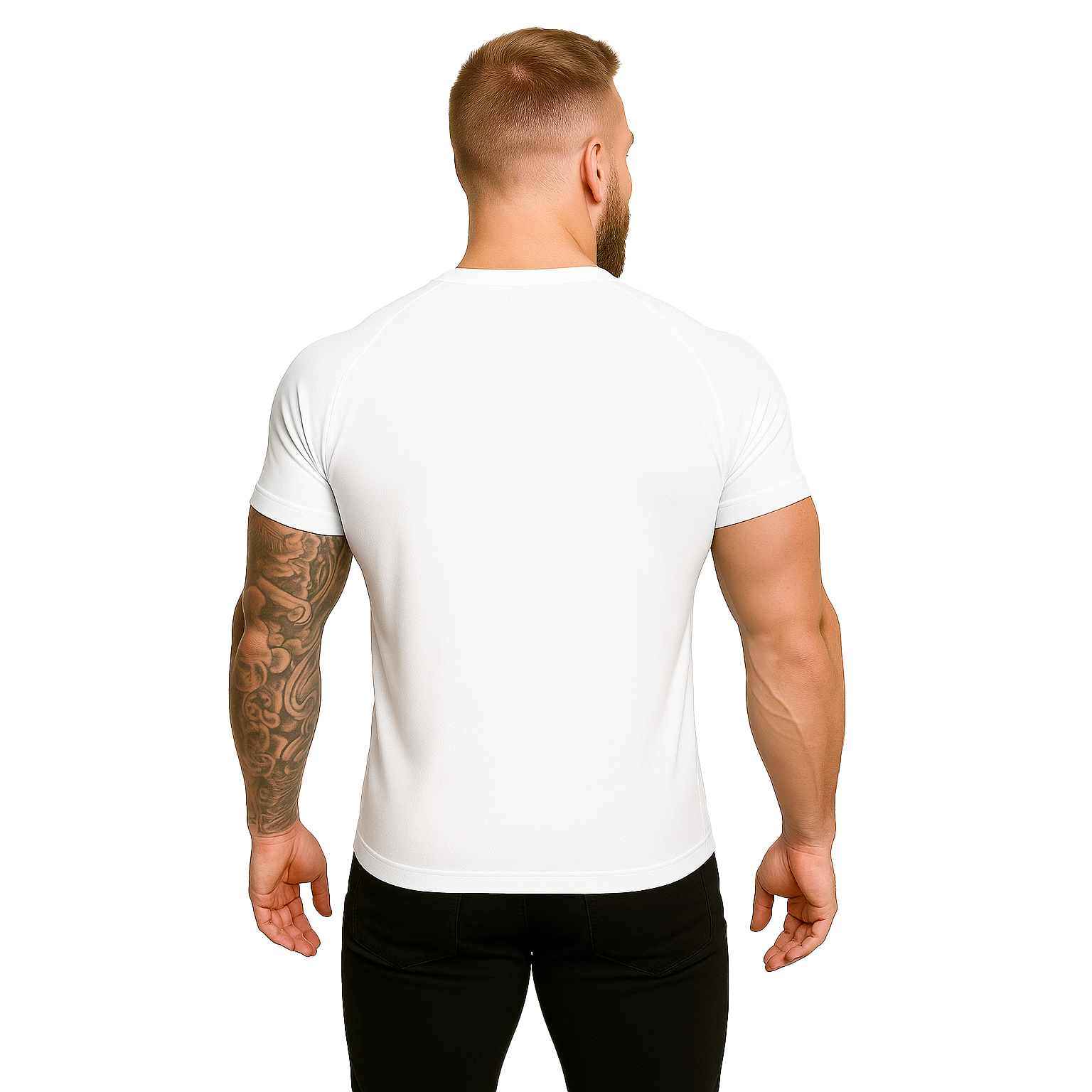 Paquete De 5 Playeras Deportivas Cuello Redondo Para Hombre Entrenamiento Comodas CHB Chili Beans Clothing Co.