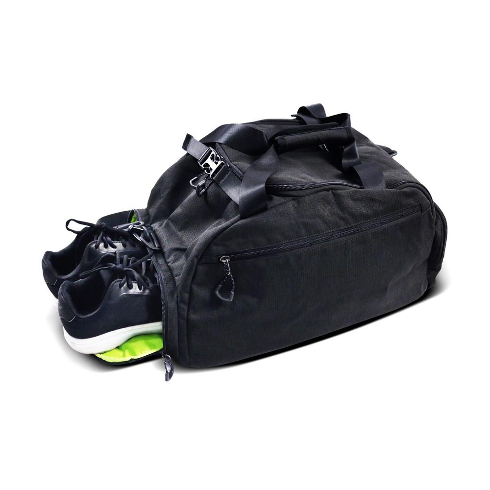 MALETA DEPORTIVA SKYPEAK DUFFLE LSMB10298Y 18" NEGRA / AMARILLO