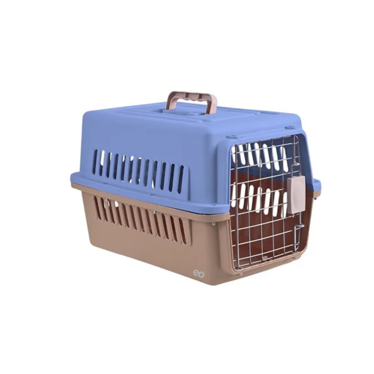 Jaula Transportadora Portátil Para Mascotas Pequeñas Azul claro