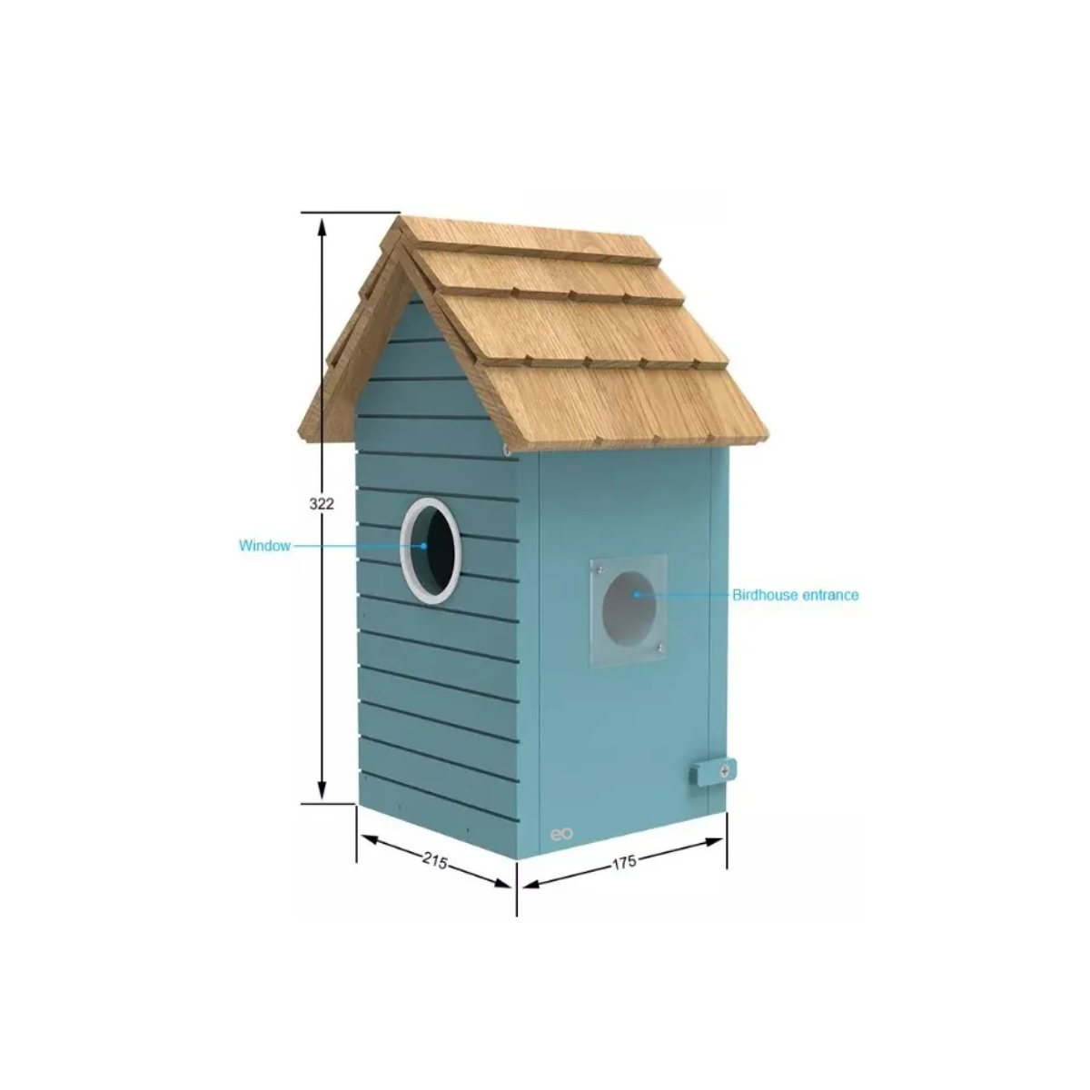 Jaula Para Pájaro Aves Para Monitoreo Móvil Con Cámara