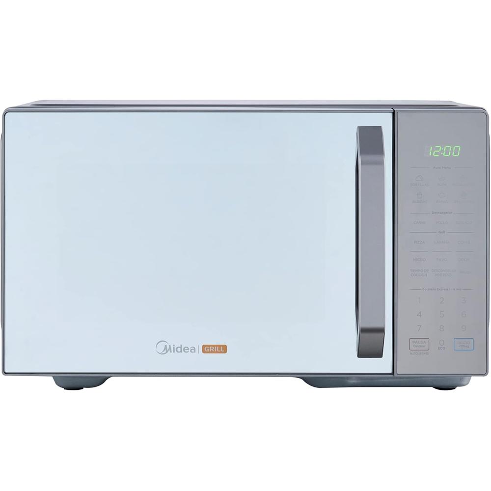 HORNO MICROONDAS MIDEA MMDXG11S2MG 1.1 PIES GRILL ESPEJO