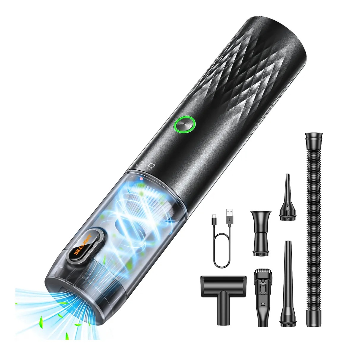 Aspiradora Para Auto Mini Portatil De Mano Inalambrica
