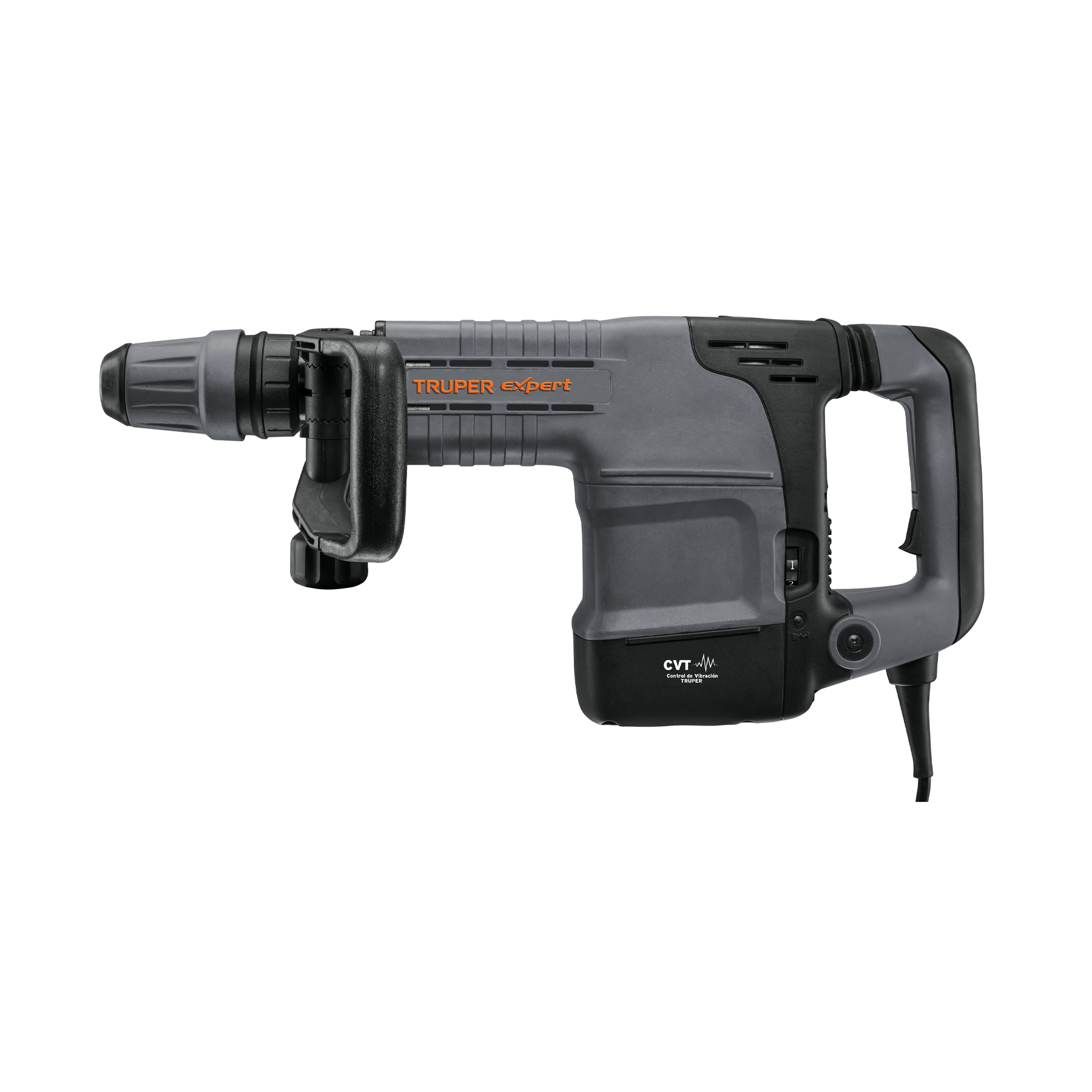 Martillo de Demolición SDS Max de 25 Joules de 1500w Truper Expert MADE-10NX para demolición de concreto y asfalto con control de Vibración CVT