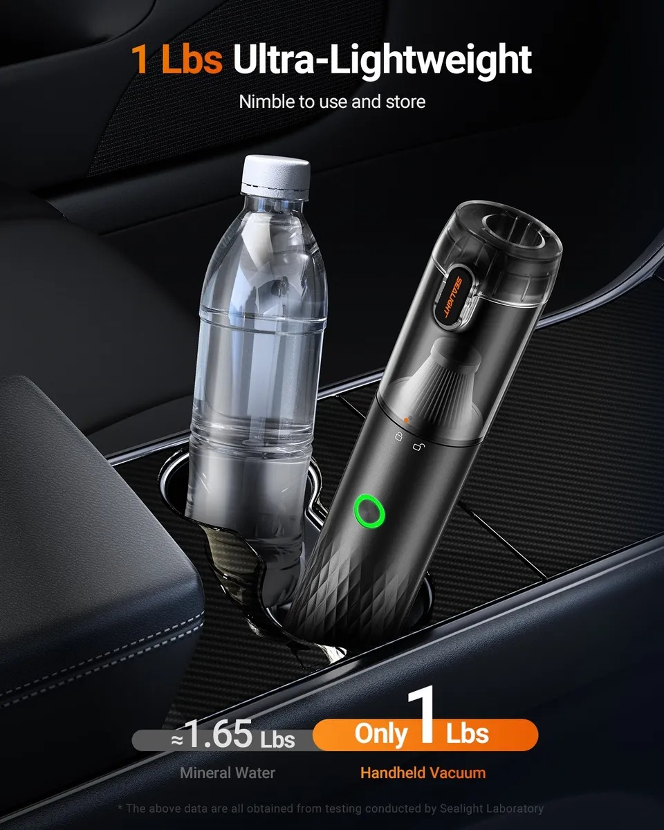 Aspiradora Para Auto Mini Portatil De Mano Inalambrica