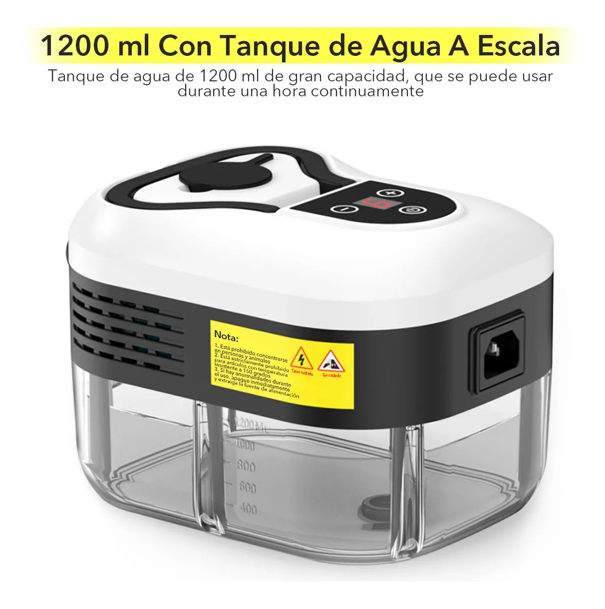 Limpiador De Vapor Portátil Blanco De 110v/220v Para Chinches Enparrilla/estufa/zapatillas/baño/coche/piso/asiento/alfombra Hotu