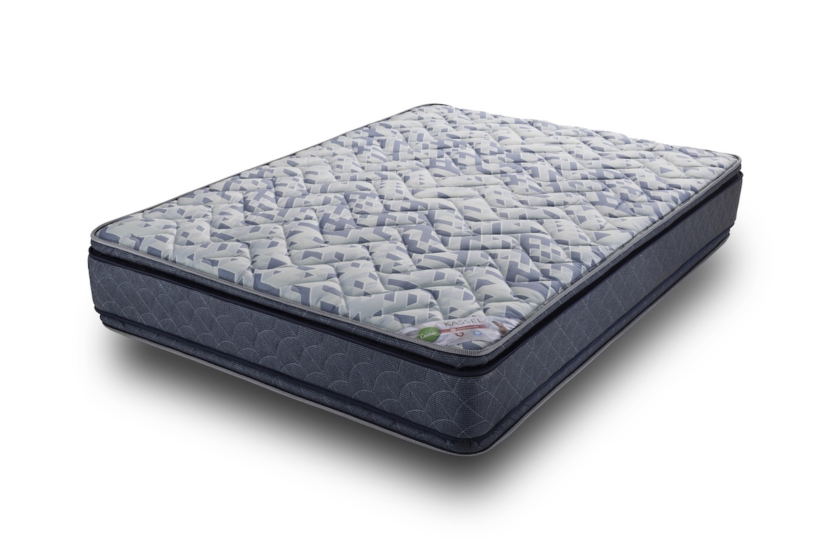 Colchón King Size Lester Kassel - Doble Colchoneta -  Híbrido con Resortes Bonell, Acolchado Lesterpad, Acolchado Fiberles