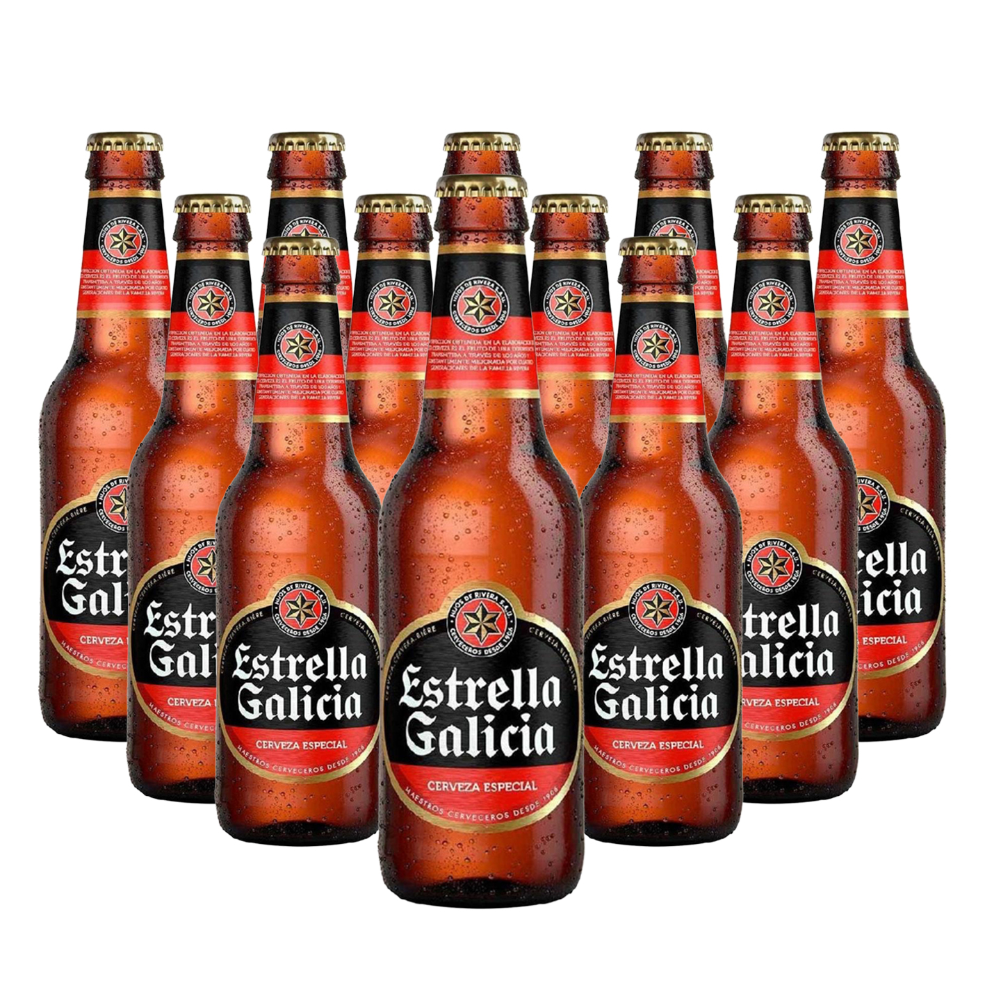 12 Pack Cerveza Estrella Galicia Especial 330 ml