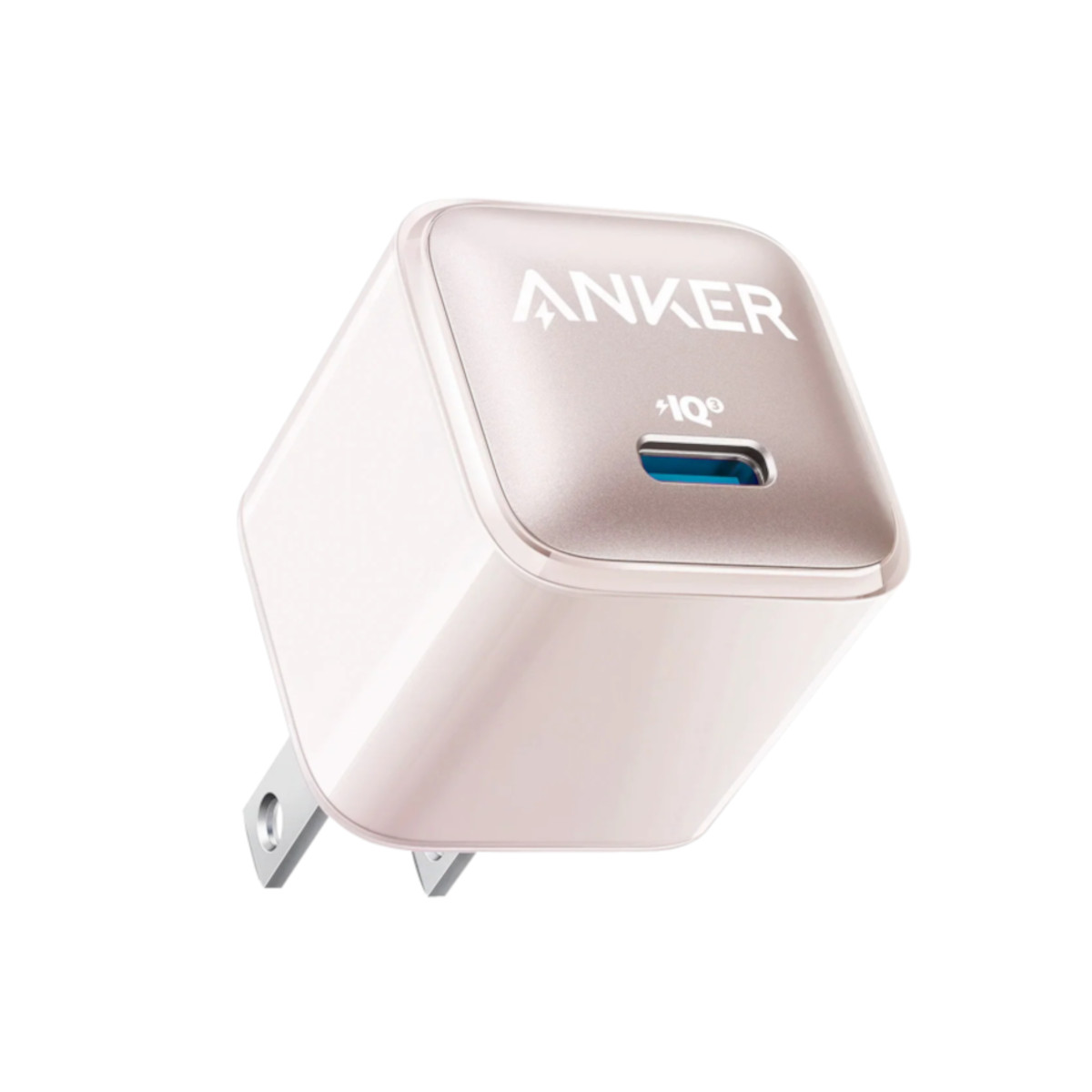 Cargador de Pared Anker 20w USB-C Inteligencia IQ3 Rosa