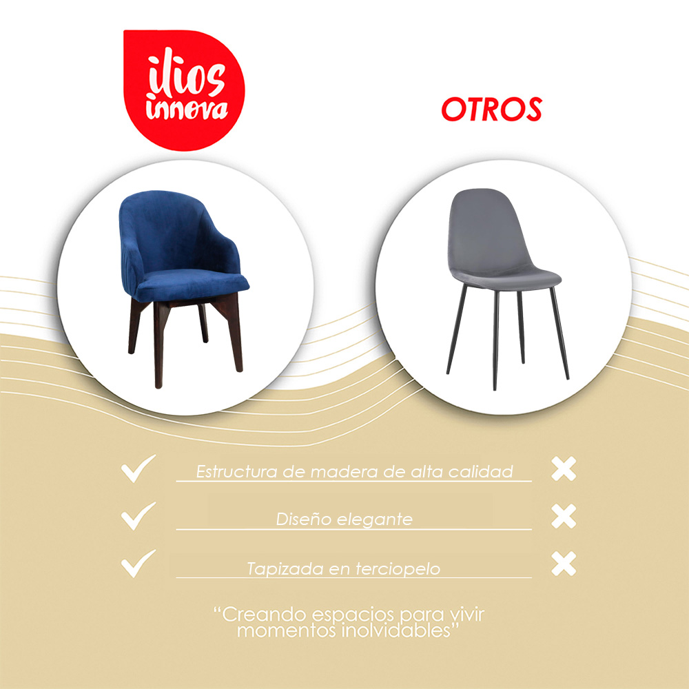 Silla de gamuza london plus minimalista, sillón moderno para comedor estilo escandinavo