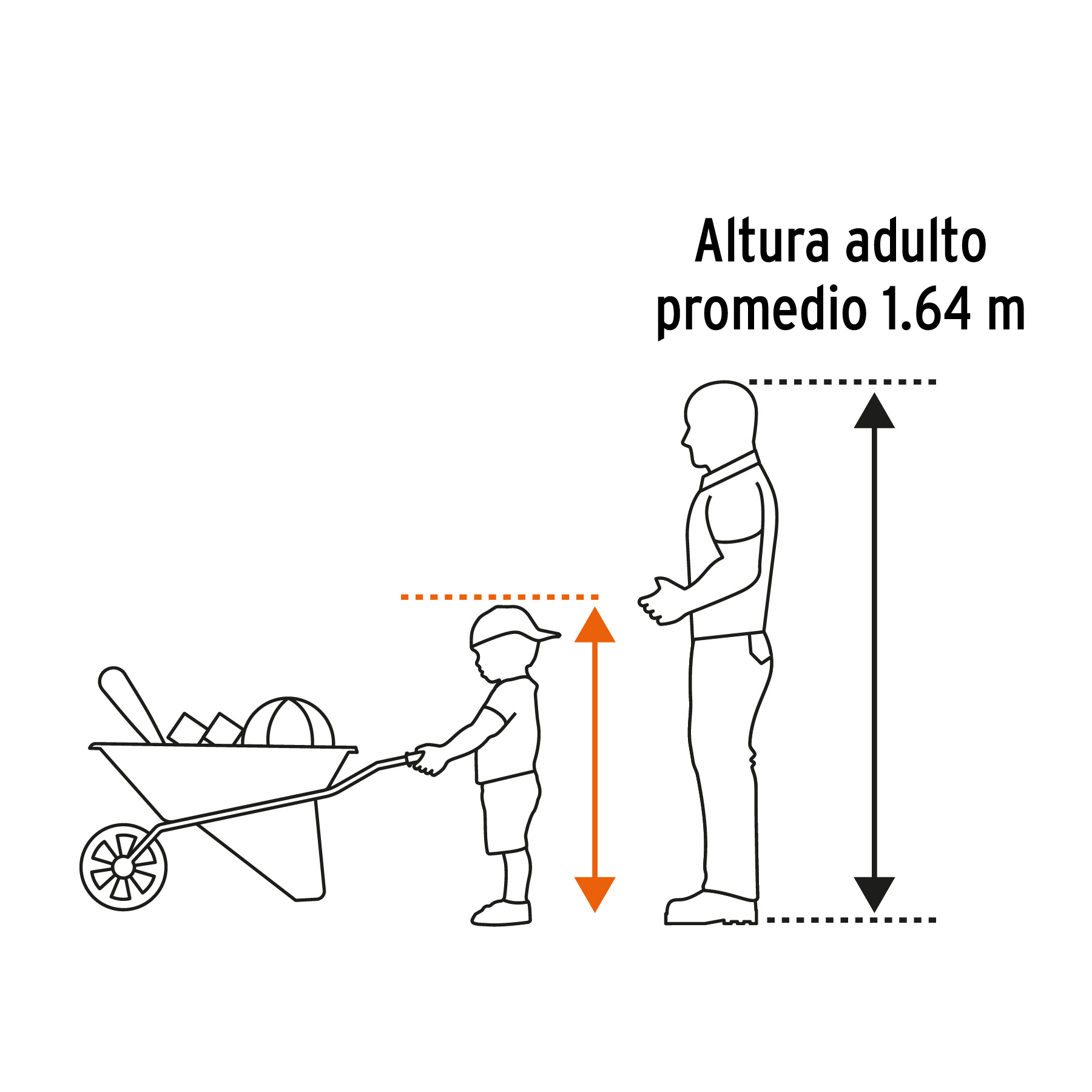 Carretilla para niños Truper Juguete  para el Jardín Diversión Truper Kids
