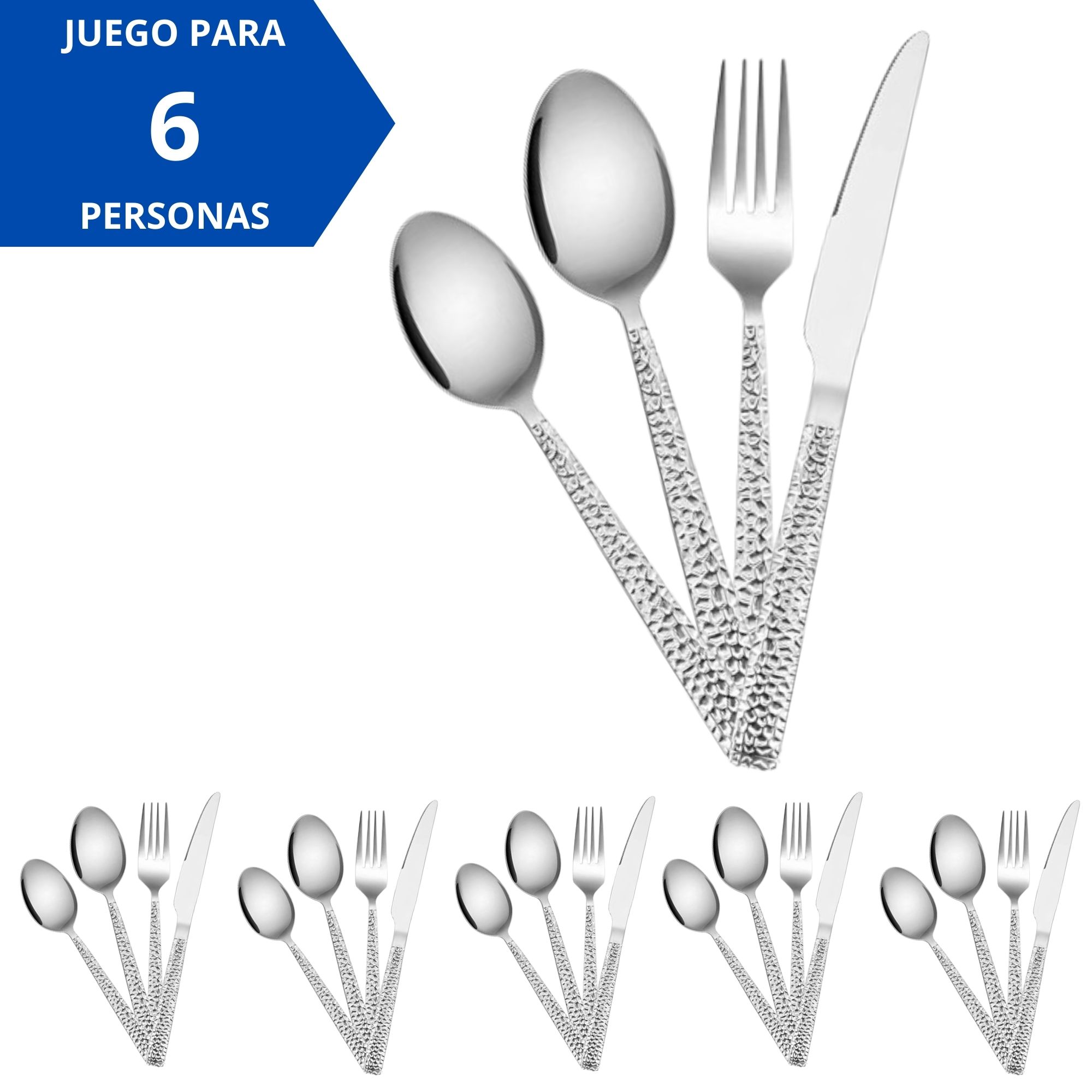 Juego De Cubiertos Napoles Para 6 Personas, 24 Piezas 