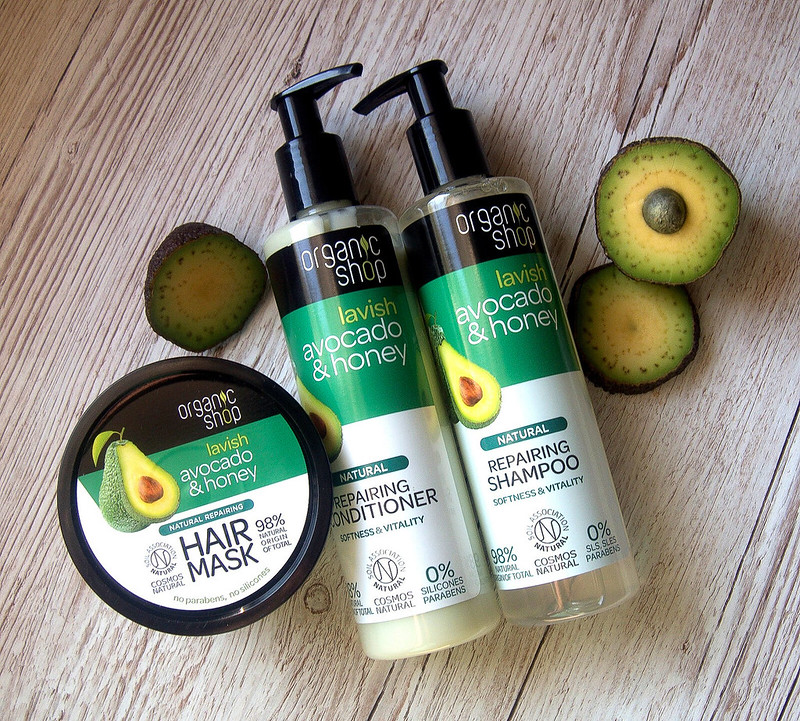 Mascarilla Capilar Orgánica Reparadora de Aguacate y Miel, 250 ml, Organic Shop