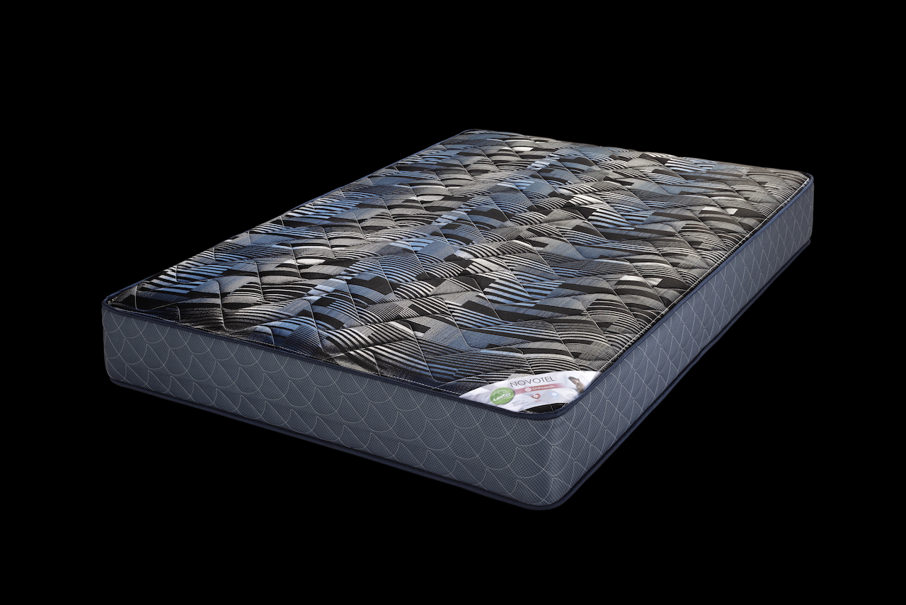 Colchón Individual Lester Novotel - Línea Orthopedic -  Híbrido con Resortes Bonell, Acolchado Lesterpad, Tela Jacquard