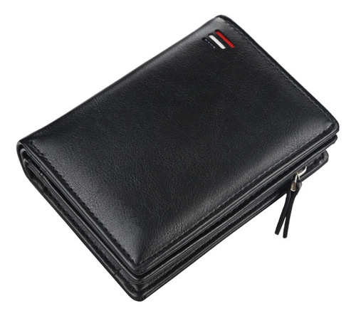 Cartera Baellerry De Cuero Con Monedero Cierre Para Hombre