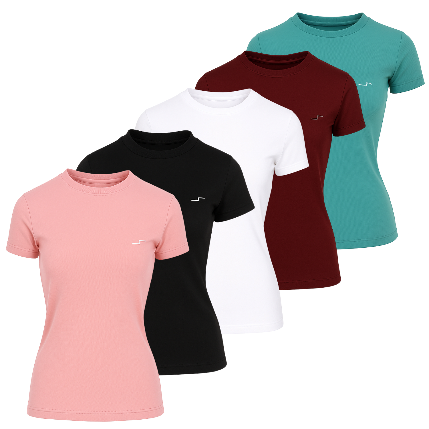Paquete De 5 Playeras Deportivas Para Mujer CHB Chili Beans Clothing Co.