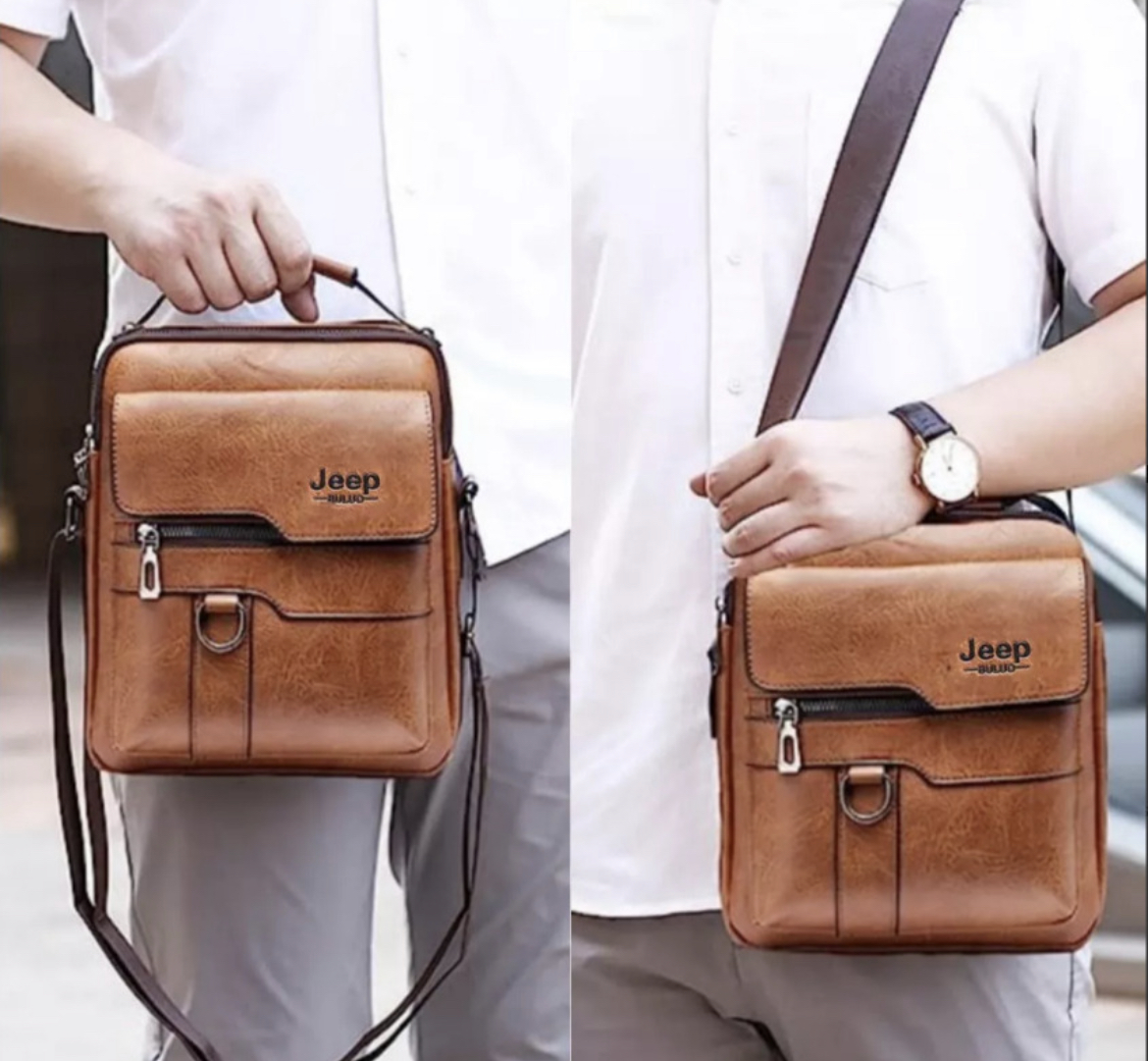 Bolso Mariconera Hombre Maletin Bandoleras Y Billetera Kit