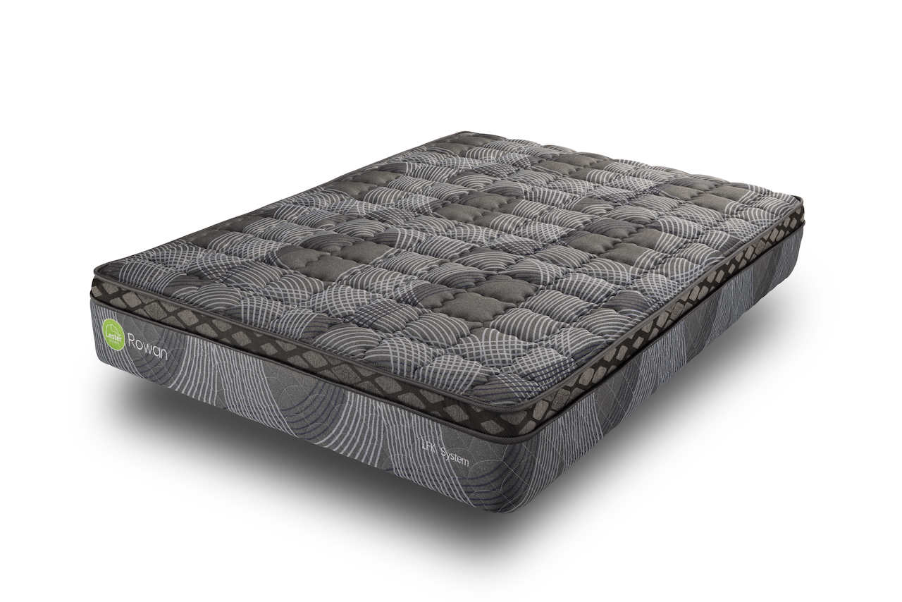Colchón King Size Lester Rowan - Línea Smart Tecnología Híbrida Con Resortes Lfk, Tela De Punto, Acolchado Lesterpad