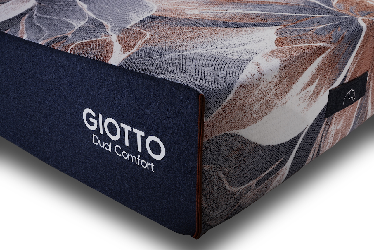 Colchón Matrimonial Lester Giotto - Línea Support Tecnología Híbrida Con Resortes Mini Bonell, Nano Pocket, Espuma Soft