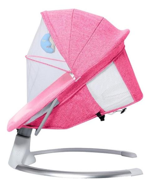 Columpio Para Bebé Aeiou Ws-hb14 Delux 3 En 1 Mecedora rosa