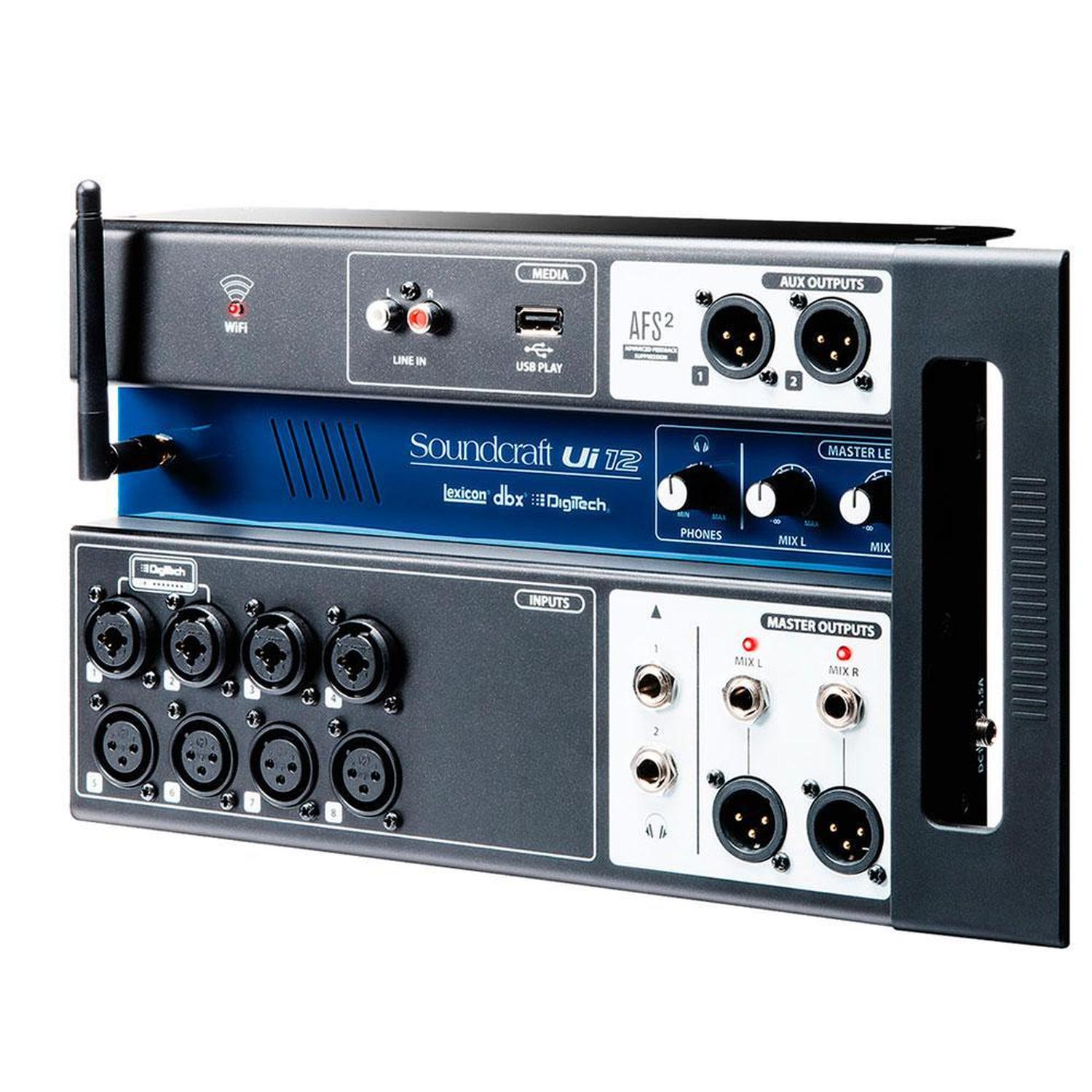 Mezcladora digital tipo rack 12 canales UI-12 SOUNDCRAFT