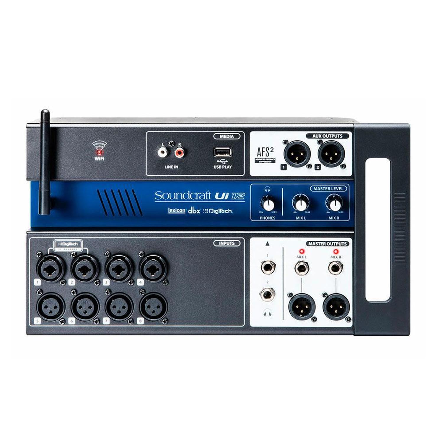 Mezcladora digital tipo rack 12 canales UI-12 SOUNDCRAFT