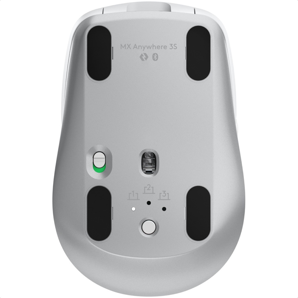 Mouse Logitech MX Anywhere 3S Gris Palido Bluetooth Recargable 910-006933